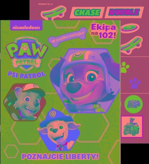 okładka Psi Patrol Activity 50 Poznajcie Liberty! książka