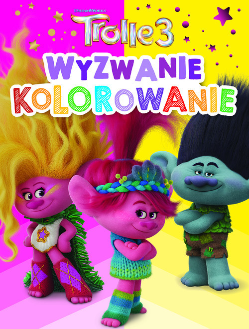 okładka Trolle 3. Wyzwanie kolorowanie książka