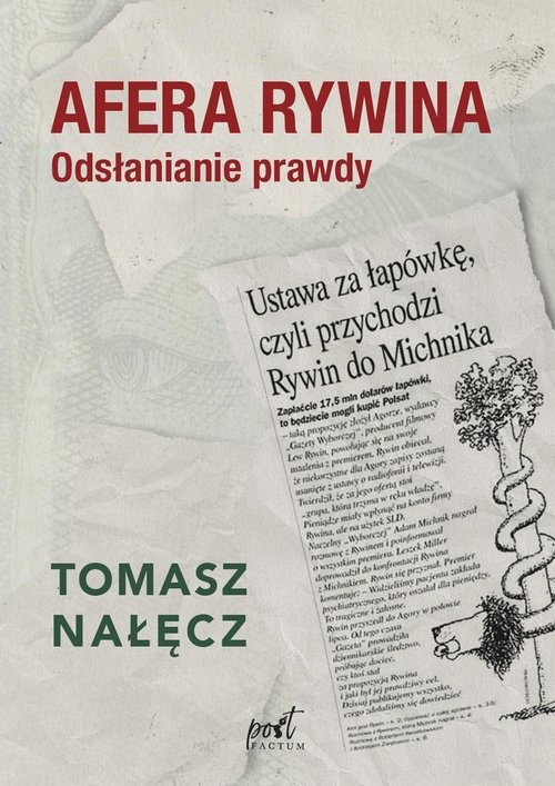 okładka Afera Rywina Odsłanianie prawdy książka | Tomasz Nałęcz