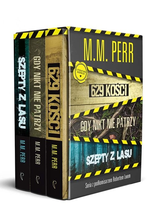 okładka 629 kości / Gdy nikt nie patrzy / Szepty z lasu Pakiet książka | M. M. Perr