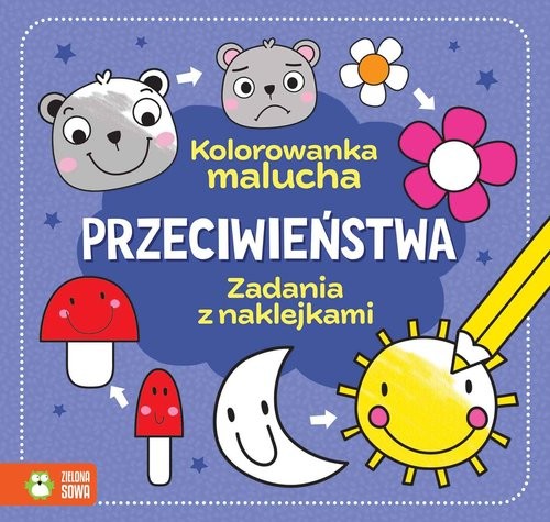 okładka Kolorowanka malucha Przeciwieństwa książka