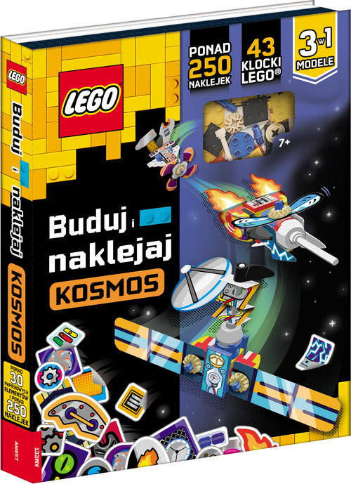 okładka LEGO Master Brand. Buduj i naklejaj Kosmos książka
