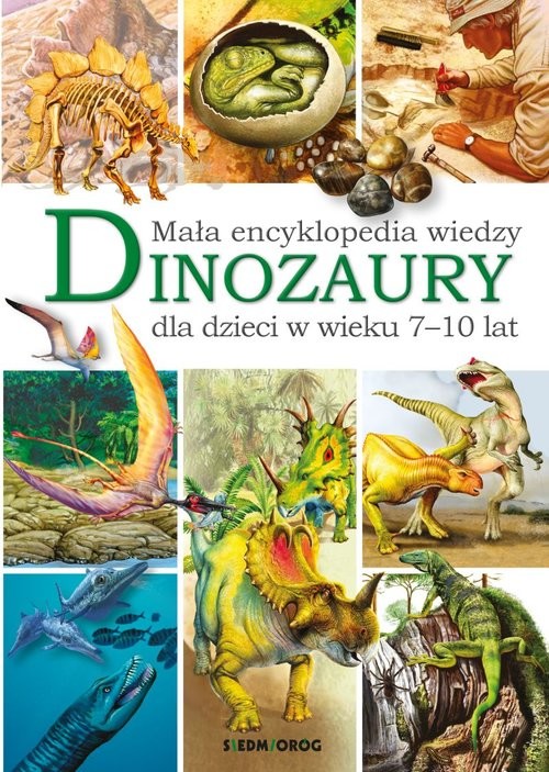 okładka Mała encyklopedia wiedzy Dinozaury książka | Barbara Majewska
