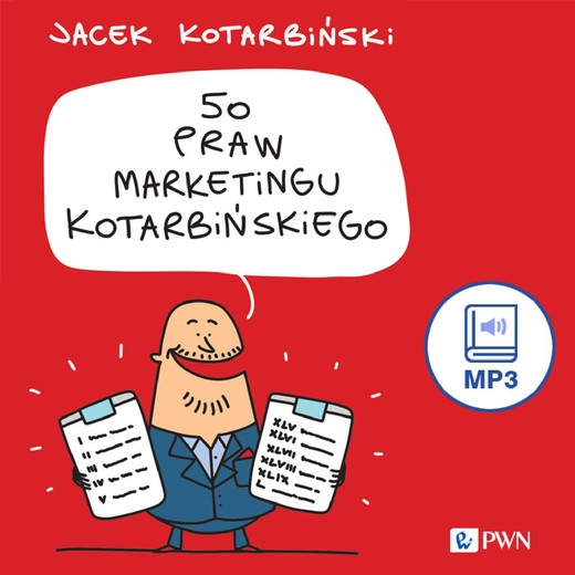 okładka 50 praw marketingu Kotarbińskiego audiobook | MP3 | Jacek Kotarbiński