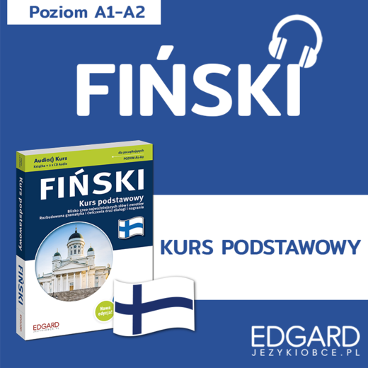 okładka Fiński. Kurs podstawowy mp3 audiobook | MP3 | Olga Sendhardt, Leena Laajo-Szańkowska