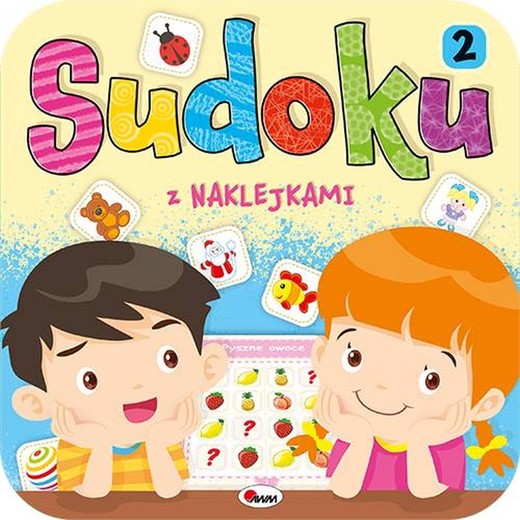 okładka Sudoku z naklejkami 2 książka