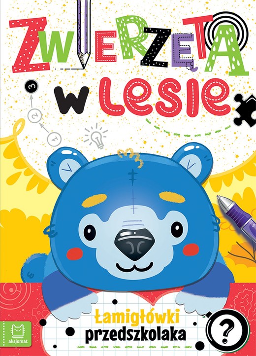 okładka Zwierzęta w lesie. Łamigłówki przedszkolaka książka