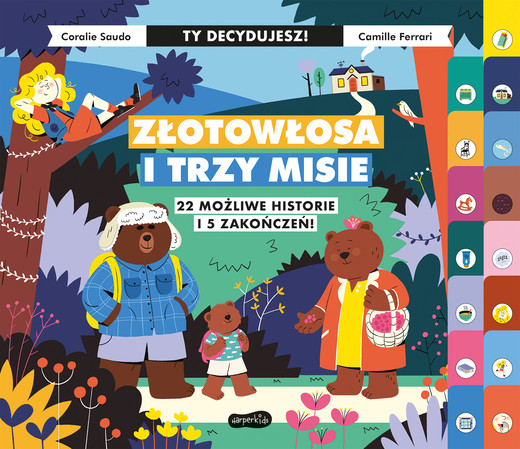 okładka Złotowłosa i trzy misie. Ty decydujesz książka | Coralie Saudo