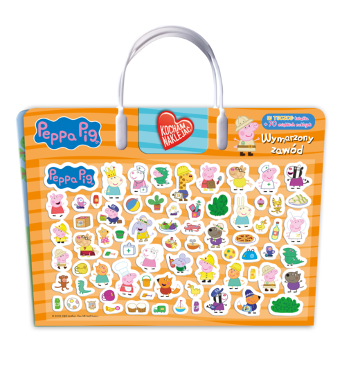 okładka Peppa Pig. Kocham naklejać cz. 5 książka