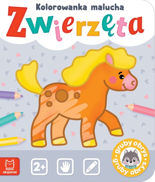 okładka Zwierzęta. Kolorowanka malucha książka
