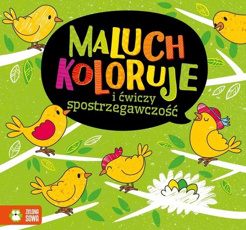 okładka Maluch koloruje i ćwiczy spostrzegawczość książka