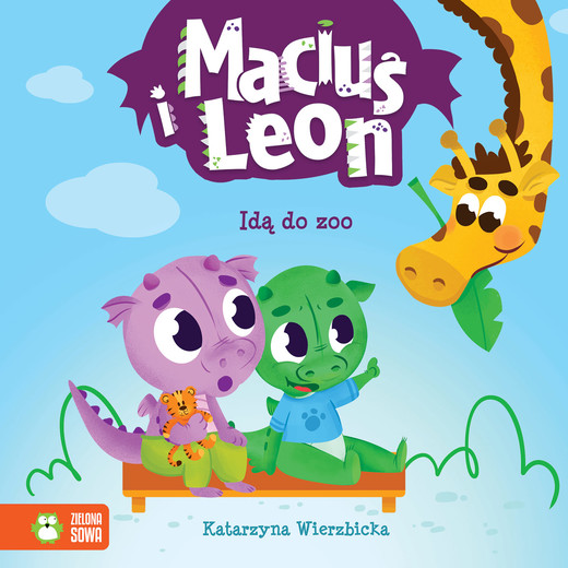 okładka Maciuś i Leon idą do zoo. Maciuś i Leon książka | Katarzyna Wierzbicka