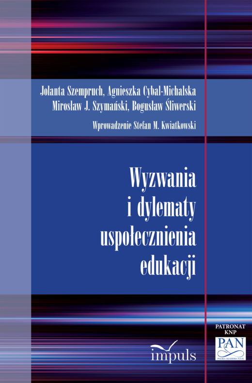 okładka Wyzwania i dylematy uspołecznienia edukacji książka | Agnieszka Cybal-Michalska