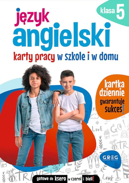 okładka Język angielski. Karty pracy w szkole i w domu. Klasa 5 książka