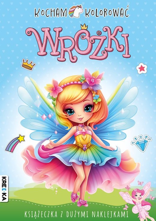 okładka Wróżki. Kocham kolorować książka