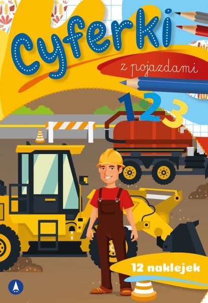 okładka Cyferki z pojazdami książka