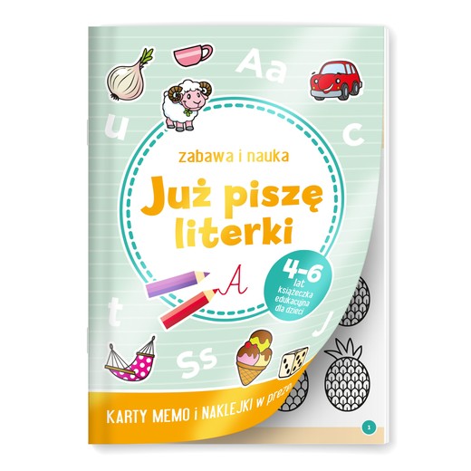 okładka Już piszę literki. Zabawa i nauka książka