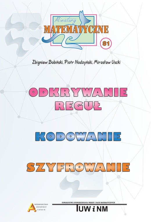 okładka Miniatury matematyczne 81 książka | Zbigniew Bobiński