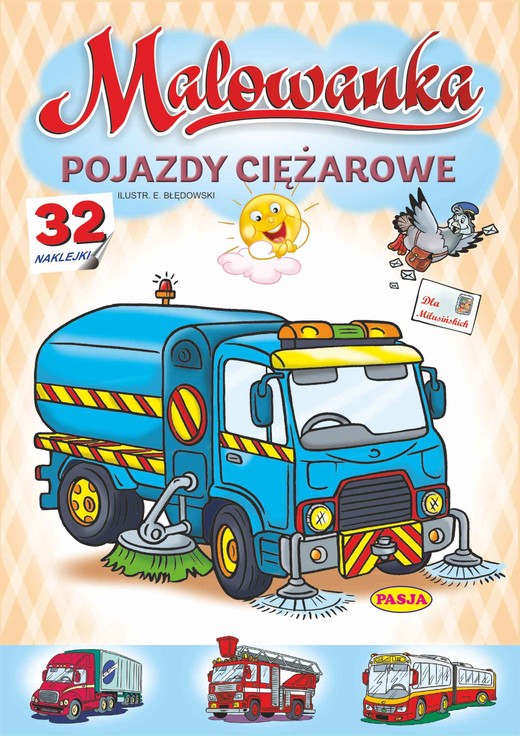 okładka Pojazdy ciężarowe. Malowanka książka