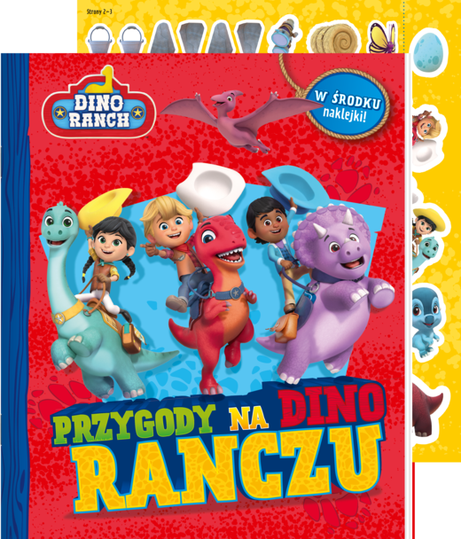 okładka Przygody na Dino ranczo. Dino Ranch. Activity z naklejkami książka