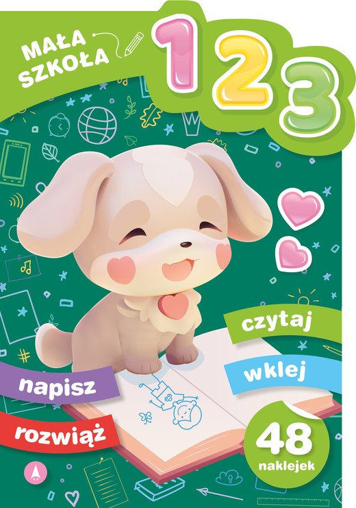 okładka 1 2 3. Mała szkoła książka | Dorota Krassowska