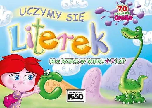 okładka Uczymy się literek dla dzieci w wieku 4-7 lat książka