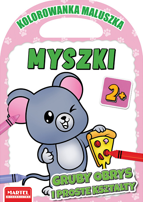 okładka Myszki. Kolorowanka maluszka książka