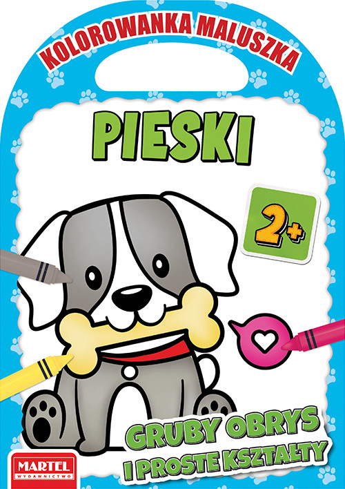 okładka Pieski. Kolorowanka maluszka książka