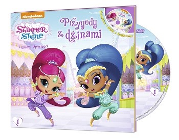 okładka Przygoda z dżinami shimmer and shine + dvd książka | Opracowanie zbiorowe