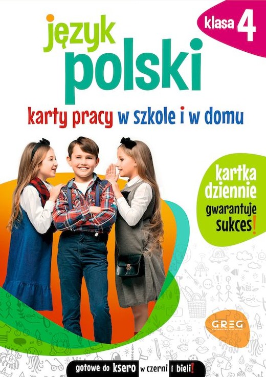 okładka Język polski. Karty pracy w szkole i w domu. Klasa 4 książka | Opracowanie zbiorowe