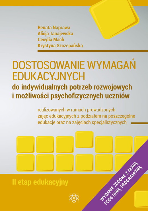 okładka Dostosowanie wymagań edukacyjnych II etap edukacyjny Nowe wydanie książka | Opracowanie zbiorowe