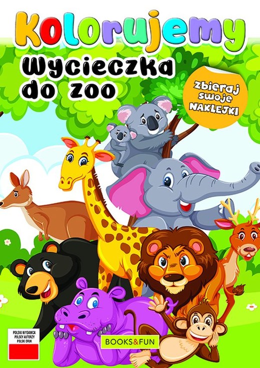 okładka Wycieczka do zoo. Kolorujemy książka | Opracowanie zbiorowe
