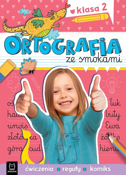 okładka Ortografia ze smokami. Ćwiczenia, reguły, komiks. Klasa 2 książka | Agnieszka Bator, Bogusław Michalec