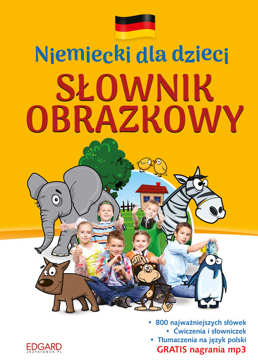 okładka Słownik obrazkowy. Niemiecki dla dzieci wyd. 2 książka | Opracowanie zbiorowe