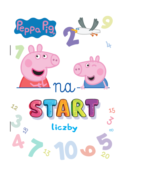 okładka Liczby. Na start… Świnka Peppa książka | Opracowanie zbiorowe