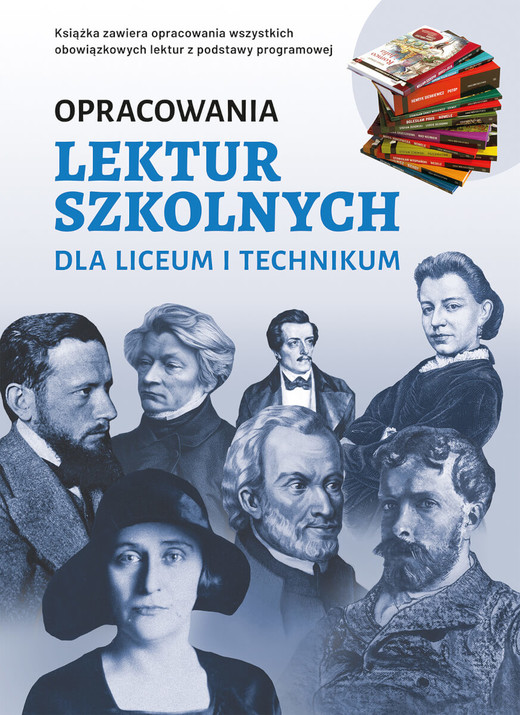 okładka Opracowania lektur szkolnych dla liceum i technikum książka | Iza Sieranc
