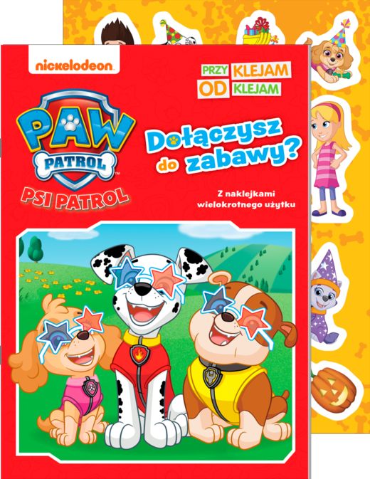 okładka Dołączysz do zabawy? Psi Patrol. Przyklejam Odklejam książka | Opracowanie zbiorowe