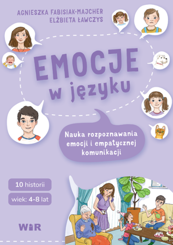 okładka Emocje w języku Nauka rozpoznawania emocji i empatycznej komunikacji książka