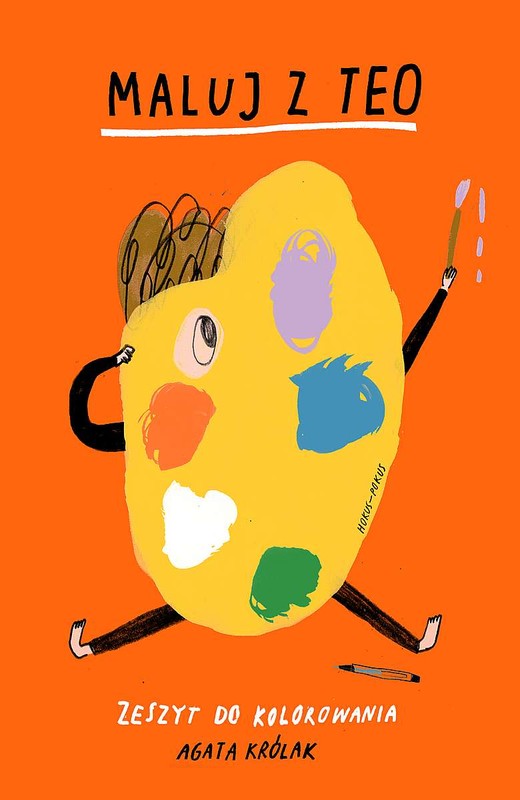 okładka Maluj z Teo. Zeszyt do kolorowania książka | Agata Królak