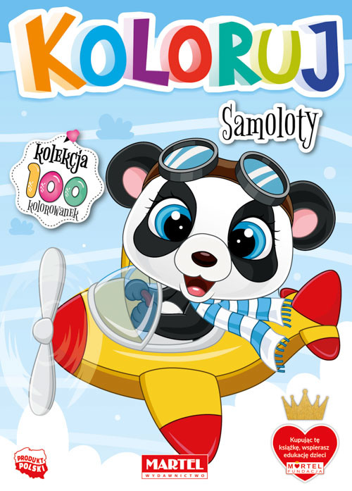 okładka Samoloty. Koloruj książka | Opracowanie zbiorowe