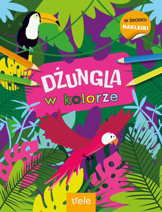 okładka W kolorze. Dżungla. W kolorze książka