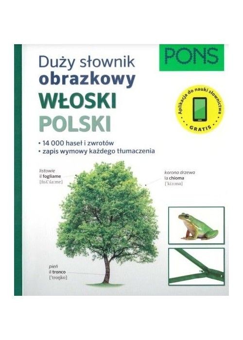 okładka Duży słownik obrazkowy Włoski wyd.2 PONS książka | Opracowanie zbiorowe