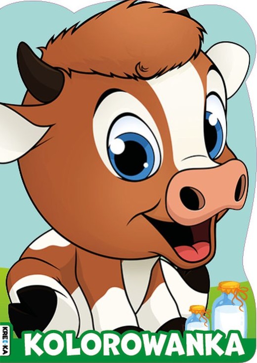 okładka Krówka. Zwierzątka z wykrojnikiem książka | Opracowanie zbiorowe