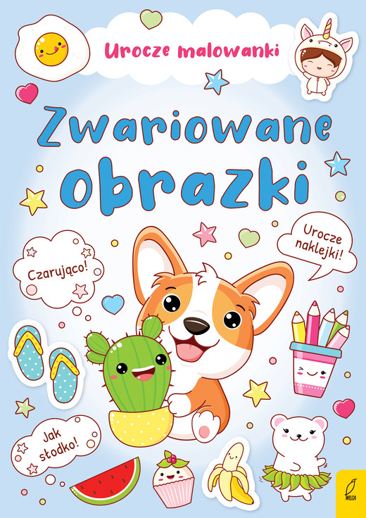 okładka Zwariowane obrazki. Urocze malowanki książka | Opracowanie zbiorowe