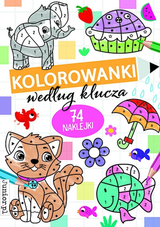 okładka Kolorowanki według klucza książka | Opracowanie zbiorowe