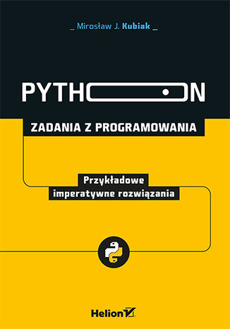 okładka Python. Zadania z programowania. Przykładowe imperatywne rozwiązania książka