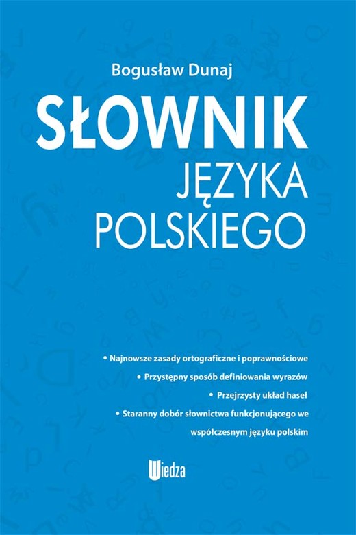 okładka Słownik języka polskiego książka | Dunaj Bogusław