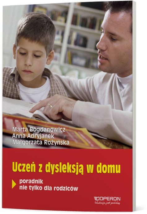 okładka Uczeń z dysleksją w domu Poradnik książka | Anna Adryjanek