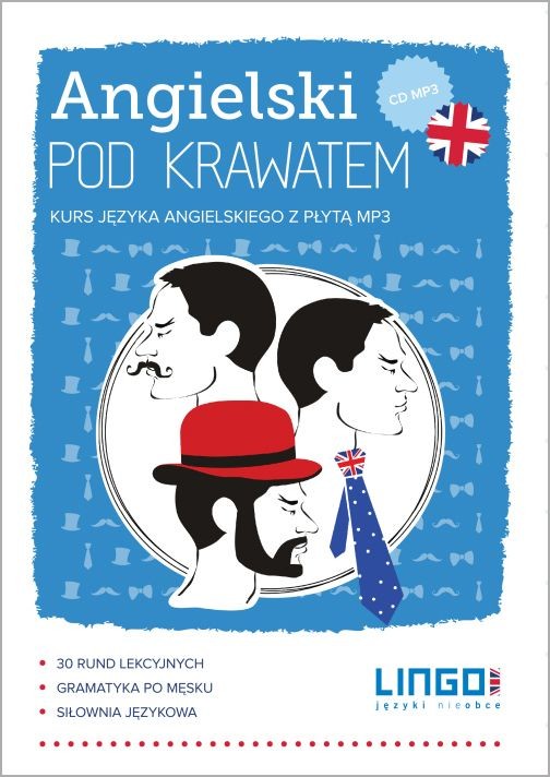 okładka Angielski pod krawatem książka + CD książka | Gabriela Oberda