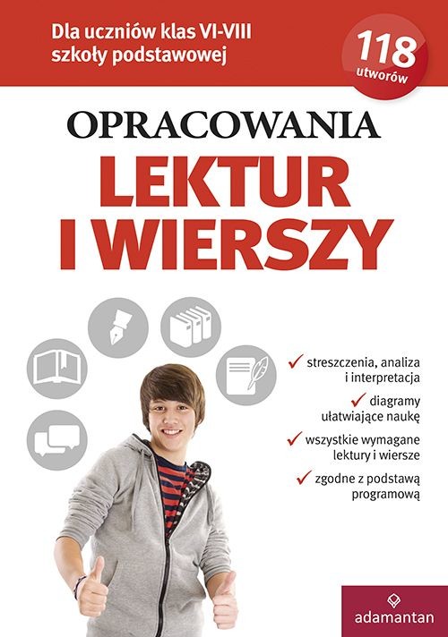 okładka Opracowania lektur i wierszy. Dla uczniów klas VI-VII szkoły podstawowej książka | Opracowanie zbiorowe